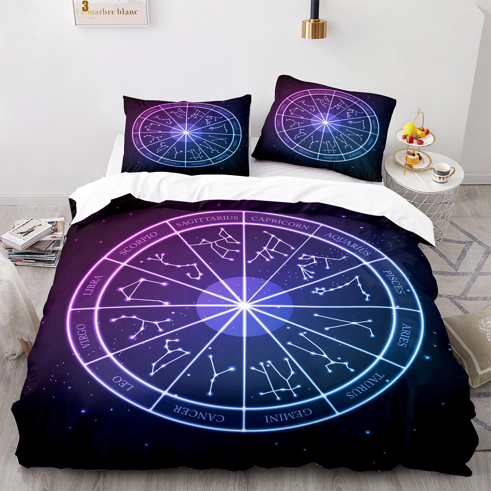 Cutom Duvet Cover Set Pattern Chic Comforter Cover King Size for Teens Adults Bedding Set with Pillowcases  SEXZ3014