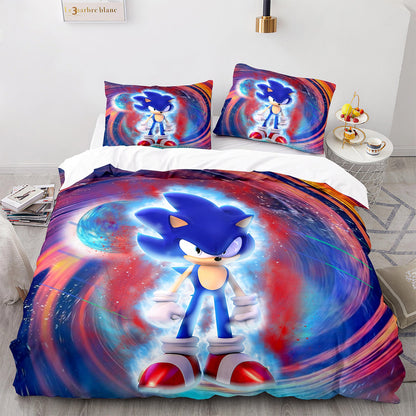 Cutom Duvet Cover Set Pattern Chic Comforter Cover King Size for Teens Adults Bedding Set with Pillowcases  SNK3014