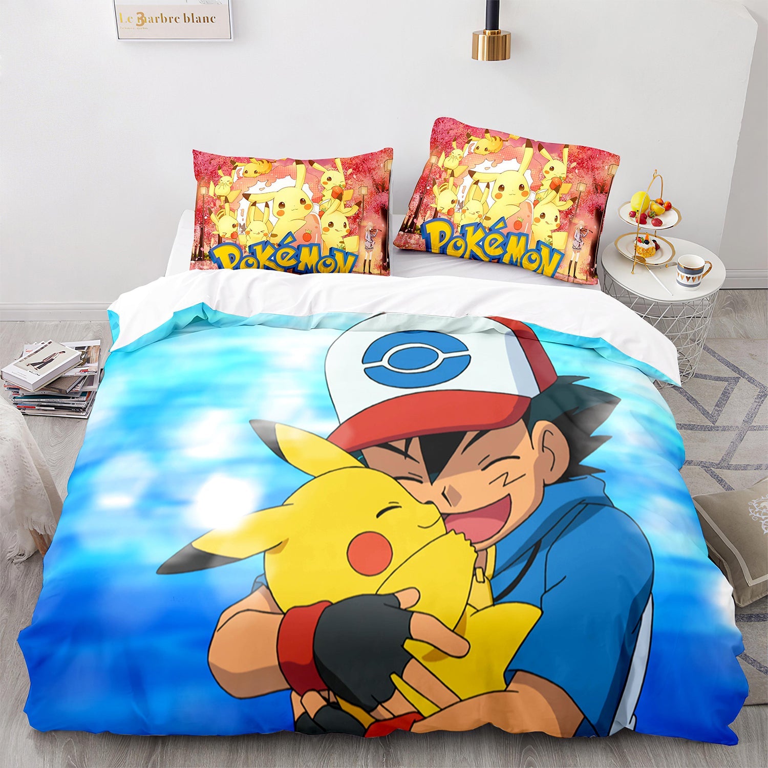 Cutom Duvet Cover Set Pattern Chic Comforter Cover King Size for Teens Adults Bedding Set with Pillowcases  PKQ3015
