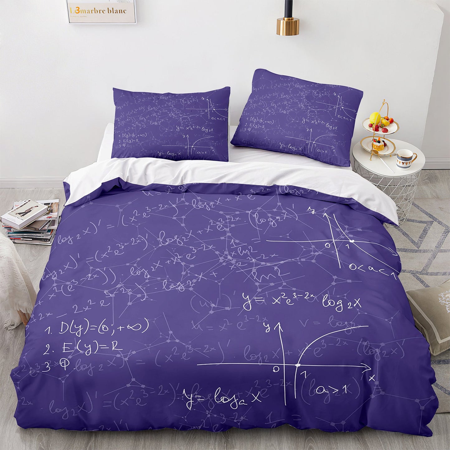 Cutom Duvet Cover Set Pattern Chic Comforter Cover King Size for Teens Adults Bedding Set with Pillowcases  GS3018