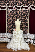 Retro Sweetheart Strapless Appliqued 3D Flower A-Line Tulle Quinceanera Dresses Evening Ball Gowns TP3791