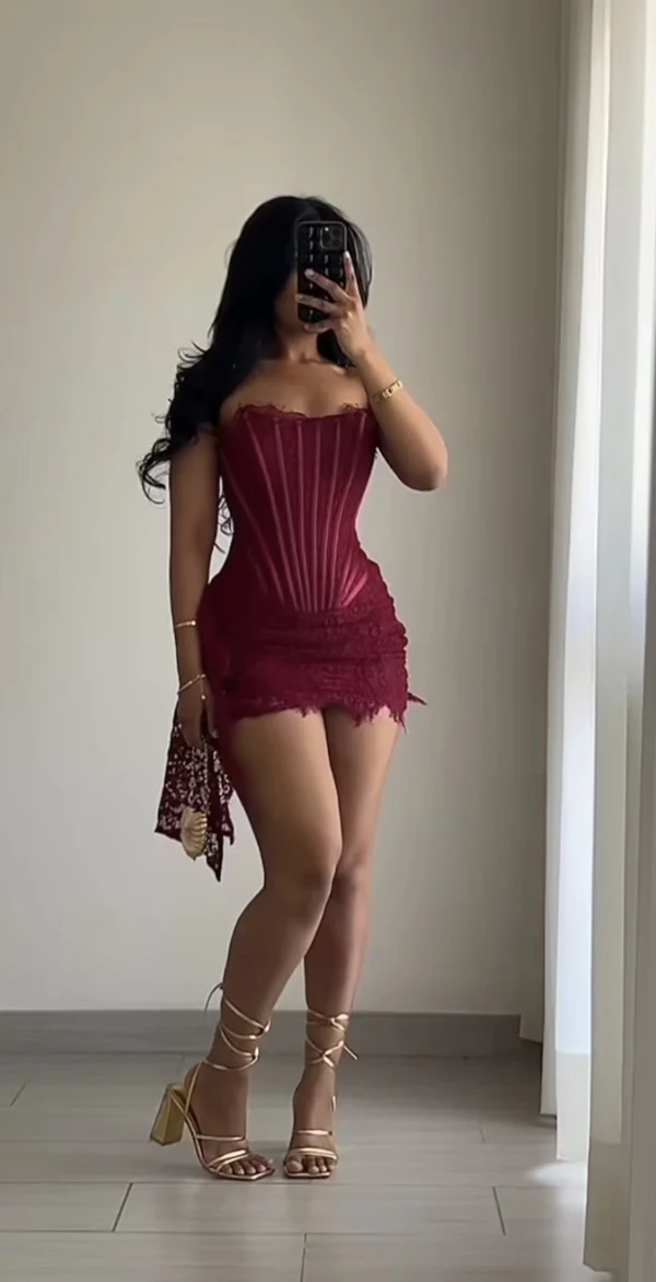 Sheath Lace Birthday Dress Mini Tight Homecoming Dresses Short