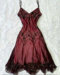 Vintage Beaded Embroidery V-neck Mermaid Prom Dress Party Dress Evening Dress TP4502