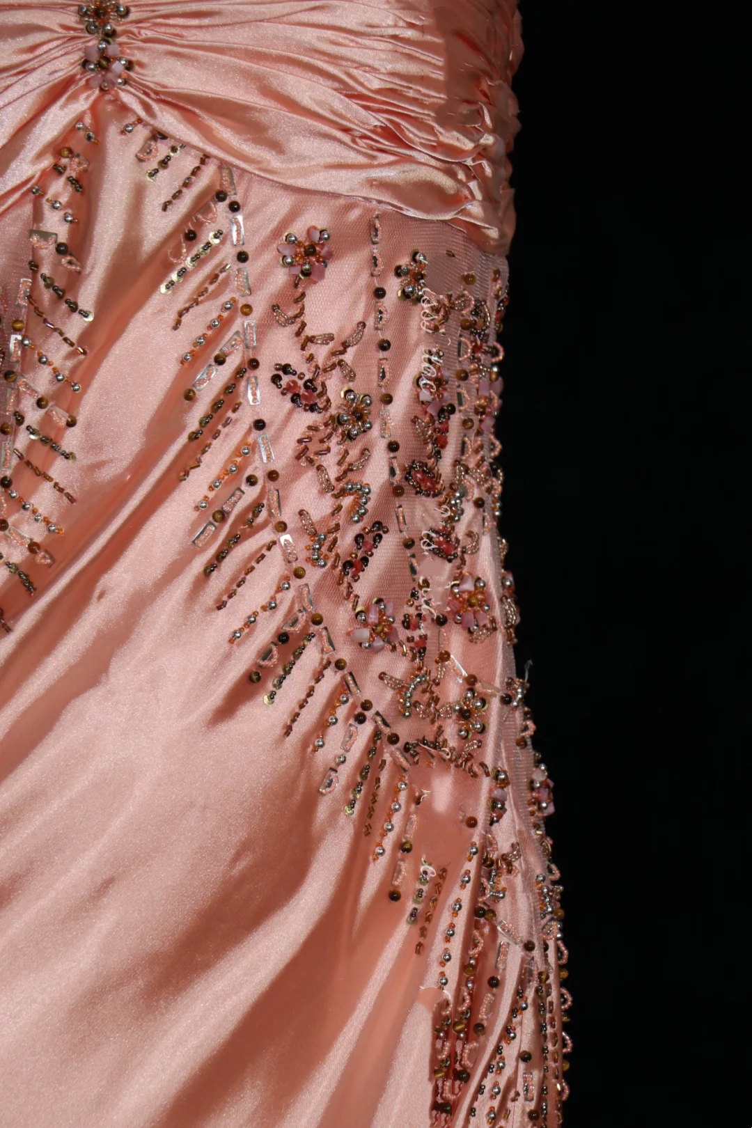 Light Pink Spaghetti Strap Fitted Waist Slim Satin Prom Dress, Evening Party Gown gh7312