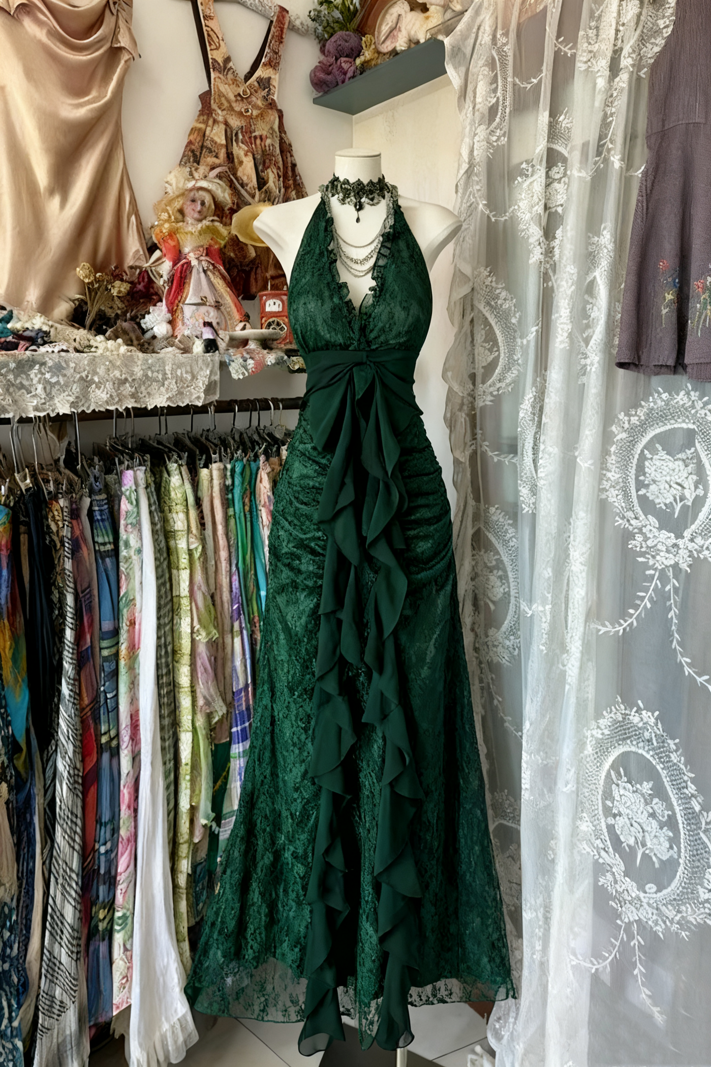 Black/Red Sweet Vintage Fashion Backless Long A-Line Chiffon Tulle Ball Gown Evening Dress Birthday Dress gh4244