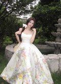 New Floral Design Simple Elegant Casual Spaghetti Strap Dress TP2961