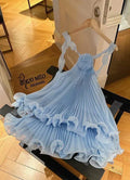 Cute Pleated Ruffle Short A-Line Party Dress Cocktail Dress Homecoming Dress TP4442