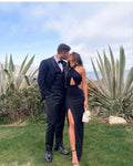Gorgeous Long Satin Formal Dresses Lady Dress for Party