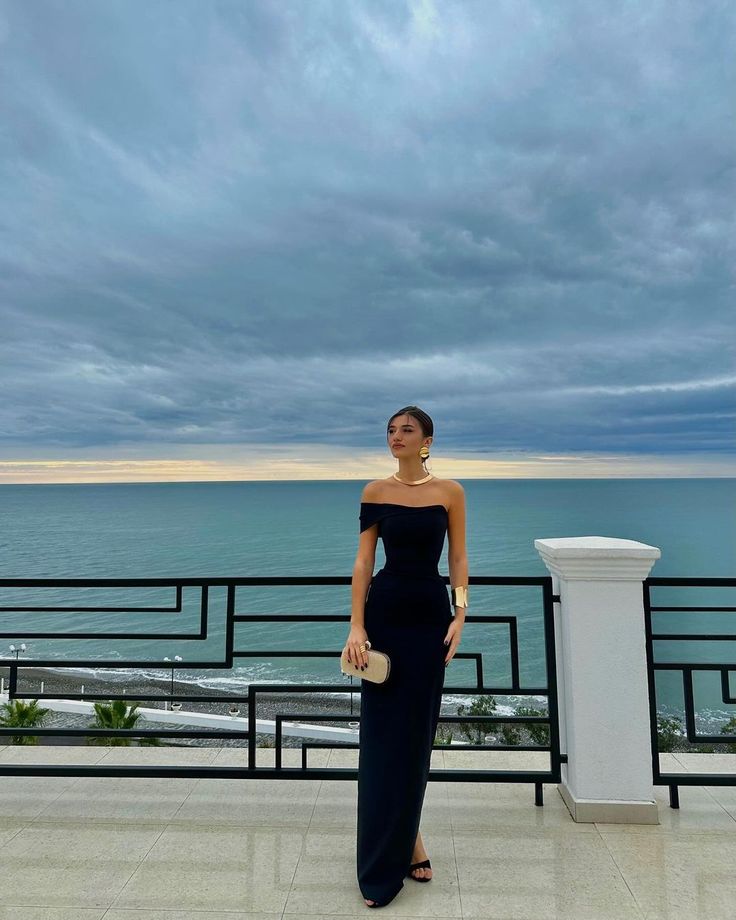 One Shoulder Evening Gown Sexy Formal Party Dress