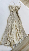 Enchanting Shiny Sequin Beaded Prom Dress Sheath Spaghetti Strap Evening Dress Long Formal Dress TP4696