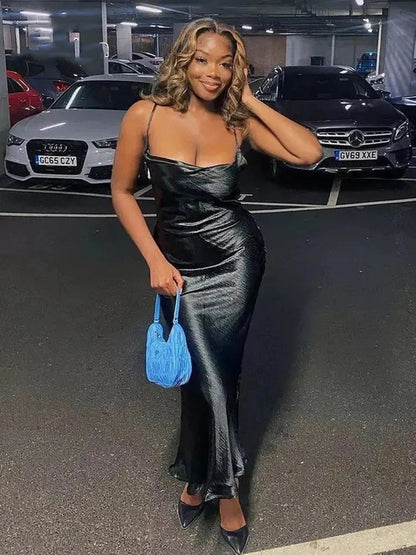 Sexy Prom Dresses  Sleeveless Backless Prom Dress Birthday Outfits P384