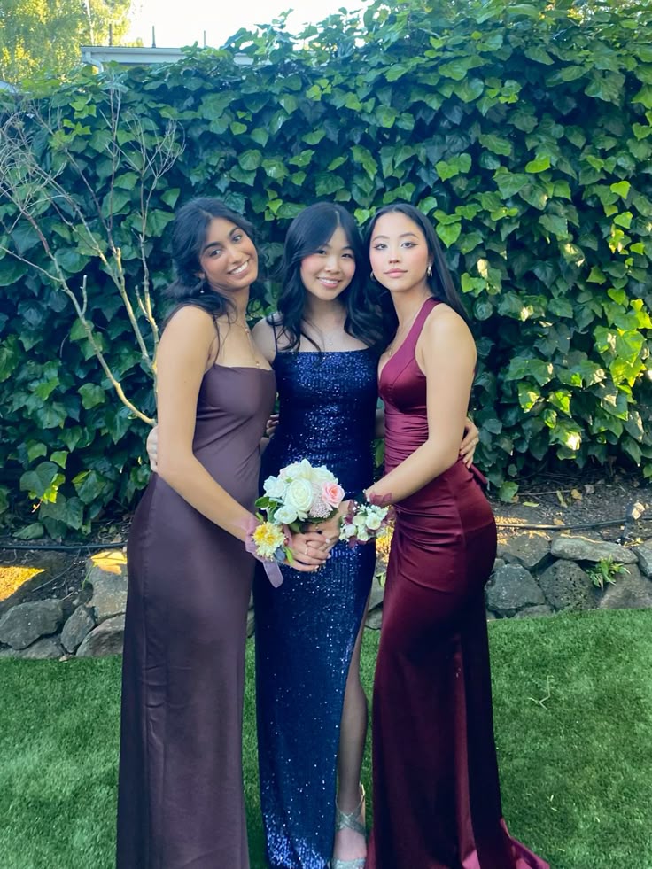 Simple Mermaid Long Burgundy Slit Prom Dress P1455