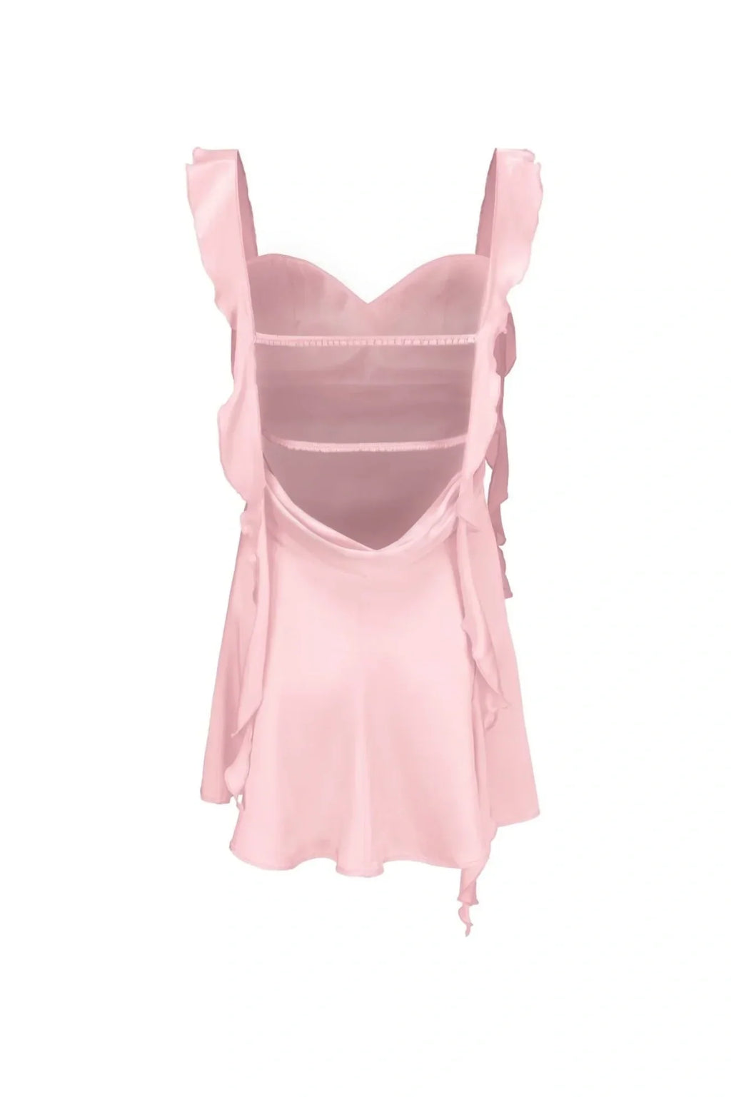 Cute Square Neck Pink Short Hoco Dress Open Back