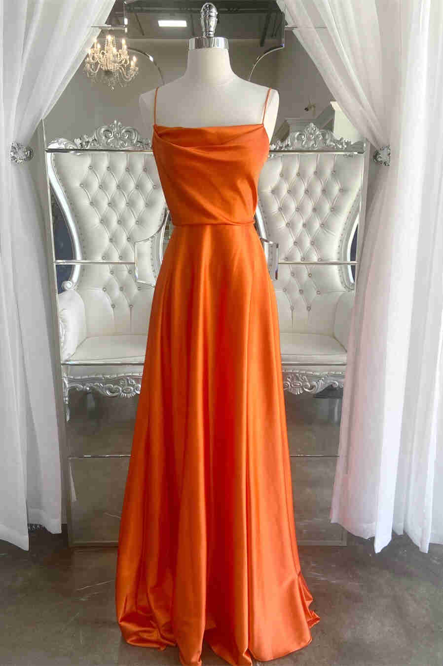 Classy Strapless Green Prom Dresses Satin Leg Slit Formal Dress