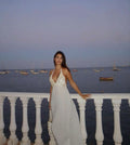 Beautiful A Line Halter Sequin Chiffon Long Prom Dress,Evening Dress GG1123