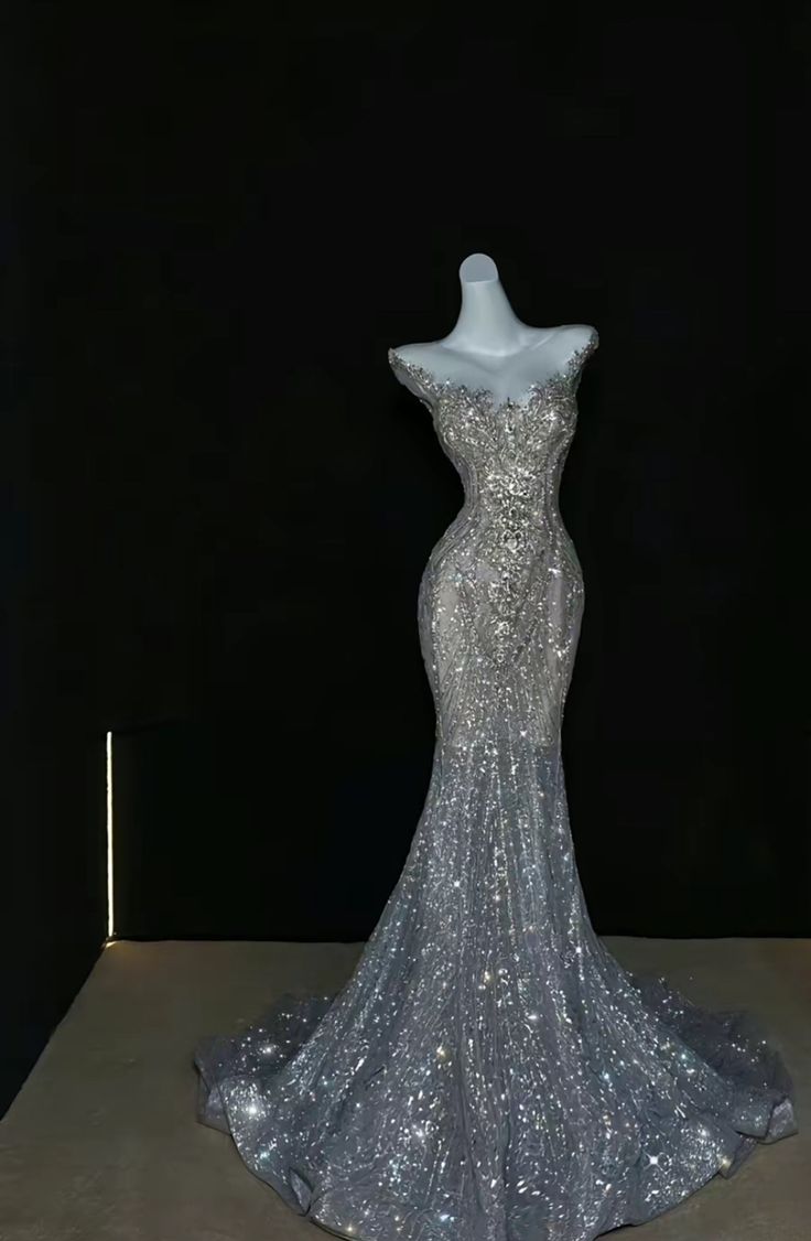 Sparkly Mermaid Off The Shoulder Tulle Sequin Long Prom Dress,Evening Dress GG1330