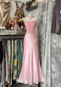 Chic Mermaid Spaghetti Straps Soft Pink Satin Long Prom Dress,Evening Dress GG1806