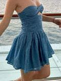 Classy A Line Sweetheart Satin Short Prom Dress,Homecoming Dress,Evening Dress GG2240