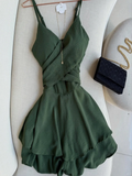 Classy A Line Spaghetti Straps Chiffon Short Prom Dress,Homecoming Dress,Birthday Dress GG2555