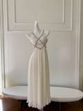 Pretty A Line Spaghetti Straps Chiffon Beaded Long Prom Dress, Party Dress, Evening Dress GG2665