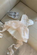 Cute A Line Spaghetti Straps Satin Chiffon Short Prom Dress,Homecoming Dress,Birthday Dress GG3083