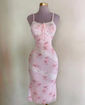 Pretty Mermaid Spaghetti Straps Chiffon Floral Lace Short Prom Dress,Homecoming Dress,Birthday Dress GG3200