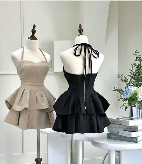 Chic A Line Halter Straps Satin Short Prom Dress,Homecoming Dress,Birthday Dress GG3211