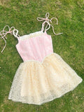 Pretty A Line Spaghetti Straps Satin Tulle Short Prom Dress,Homecoming Dress,Birthday Dress GG3311