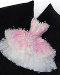 Unique Ball Gown Strapless Tulle Applique Short Prom Dress,Homecoming Dress,Birthday Dress GG3433