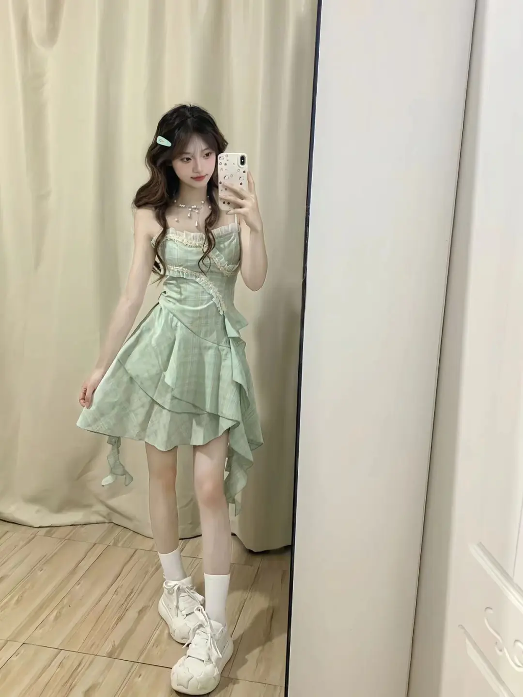 Chic A Line Spaghetti Straps Satin Short Prom Dress,Homecoming Dress,16th Birthday Dress GG3630