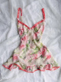 Gorgeous A Line Spaghetti Straps Chiffon Printed Short Homecoming Dress,Summer 20th Birthday Dress GG3965