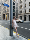 Simple Mermaid One Shoulder Satin Short Homecoming Dress,Summer 19th Birthday Dress GG4033