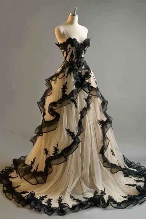 Vintage A Line Sweetheart Tulle Ruffles Long Prom Dress, Evening Dress GG408
