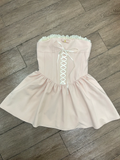 Pretty A Line Strapless Satin Short Homecoming Dress,Summer 19th Birthday Dress GG4221