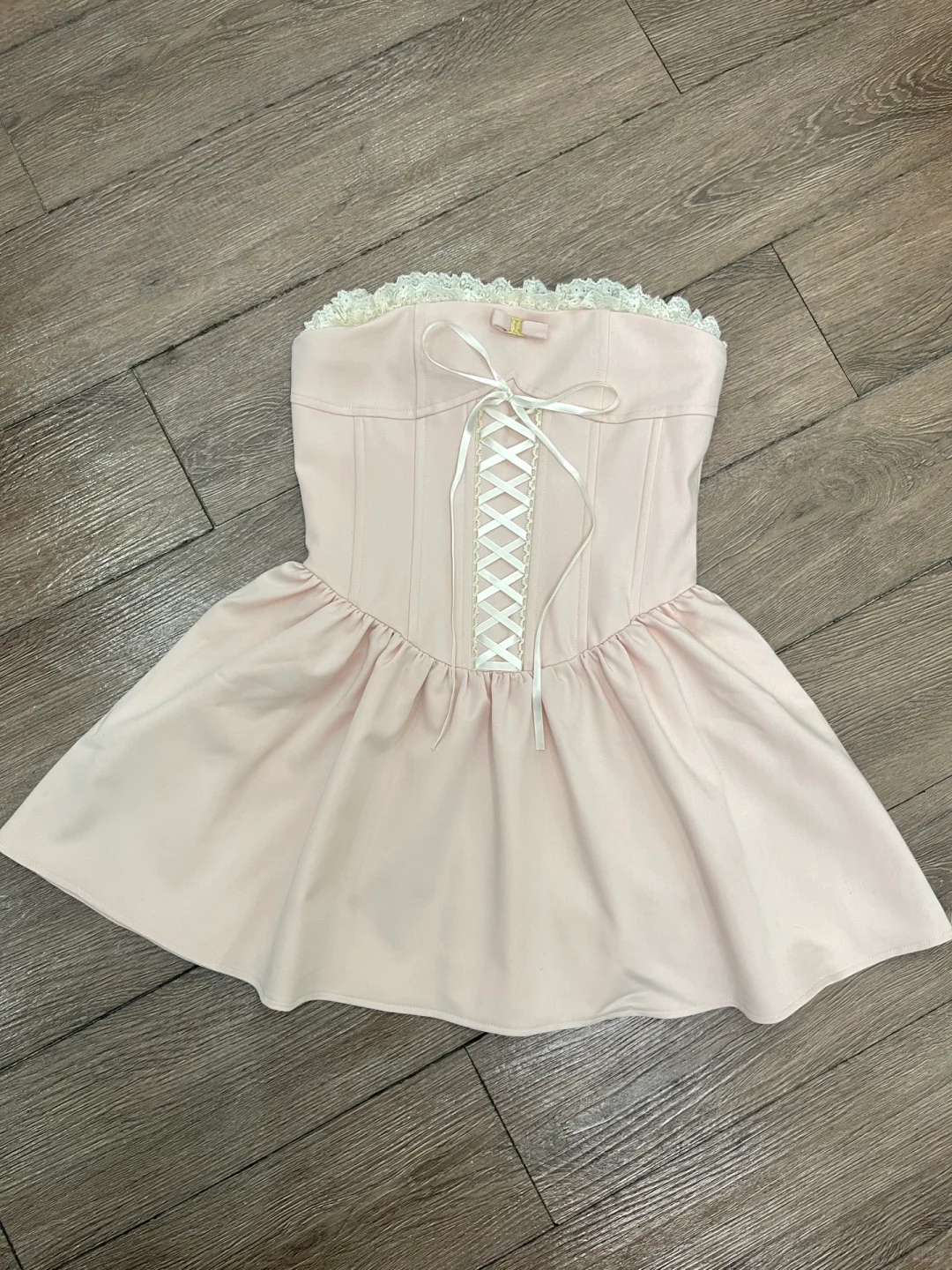 Pretty A Line Strapless Satin Short Homecoming Dress,Summer 19th Birthday Dress GG4221