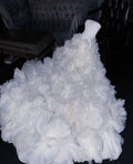Stunning Ball Gown Strapless White Satin Long Prom Dress,Wedding Dress,Formal Evening Dress GG4299