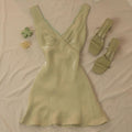 Cute A Line V Neck Satin Short Homecoming Dress,Summer 16th Birthday Dress GG4324