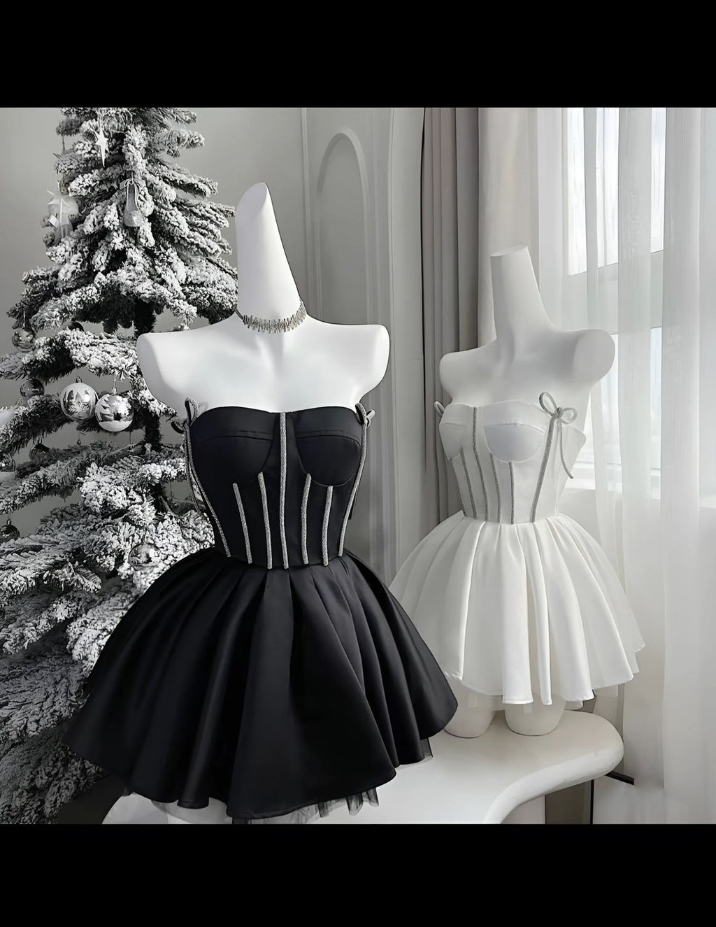 Cute A Line Strapless Satin With Bow Short Homecoming Dress,Summer 17th Birthday Dress GG4382