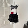 Chic A Line Spaghetti Straps Satin Lace Short Homecoming Dress,Summer 20th Birthday Dress GG4444
