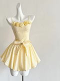 Cute A Line Spaghetti Straps Satin Applique Short Homecoming Dress,Vacation Dress,Summer 16th Birthday Dress GG4707