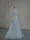 Shiny Mermaid Spaghetti Straps Tulle Sequin Without Sleeves Long Prom Dress,Evening Dress GG5357