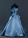 Elegant Ball Gown Off The Shoulder Satin Without Sleeves Long Prom Dress,Evening Dress GG5498