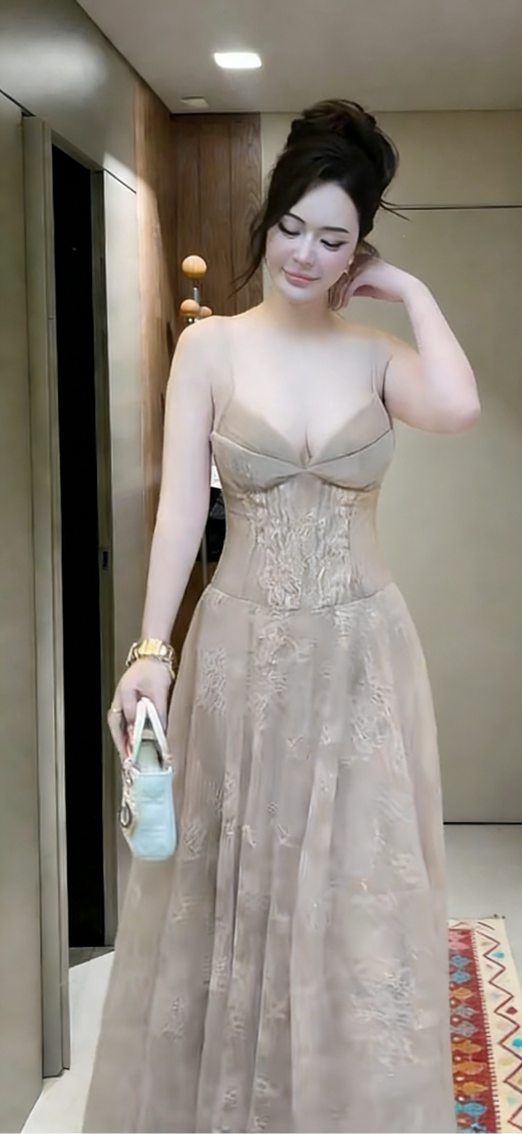 Sexy A Line Spaghetti Straps Tulle Lace Long Prom Dress,Evening Dress GG5654