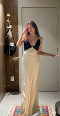 Sexy Mermaid Spaghetti Straps Satin Long Prom Dress,Evening Dress GG5744
