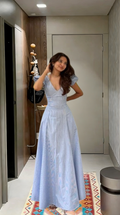 Pretty A Line V Neck Satin Long Prom Dress,Evening Dress GG5777