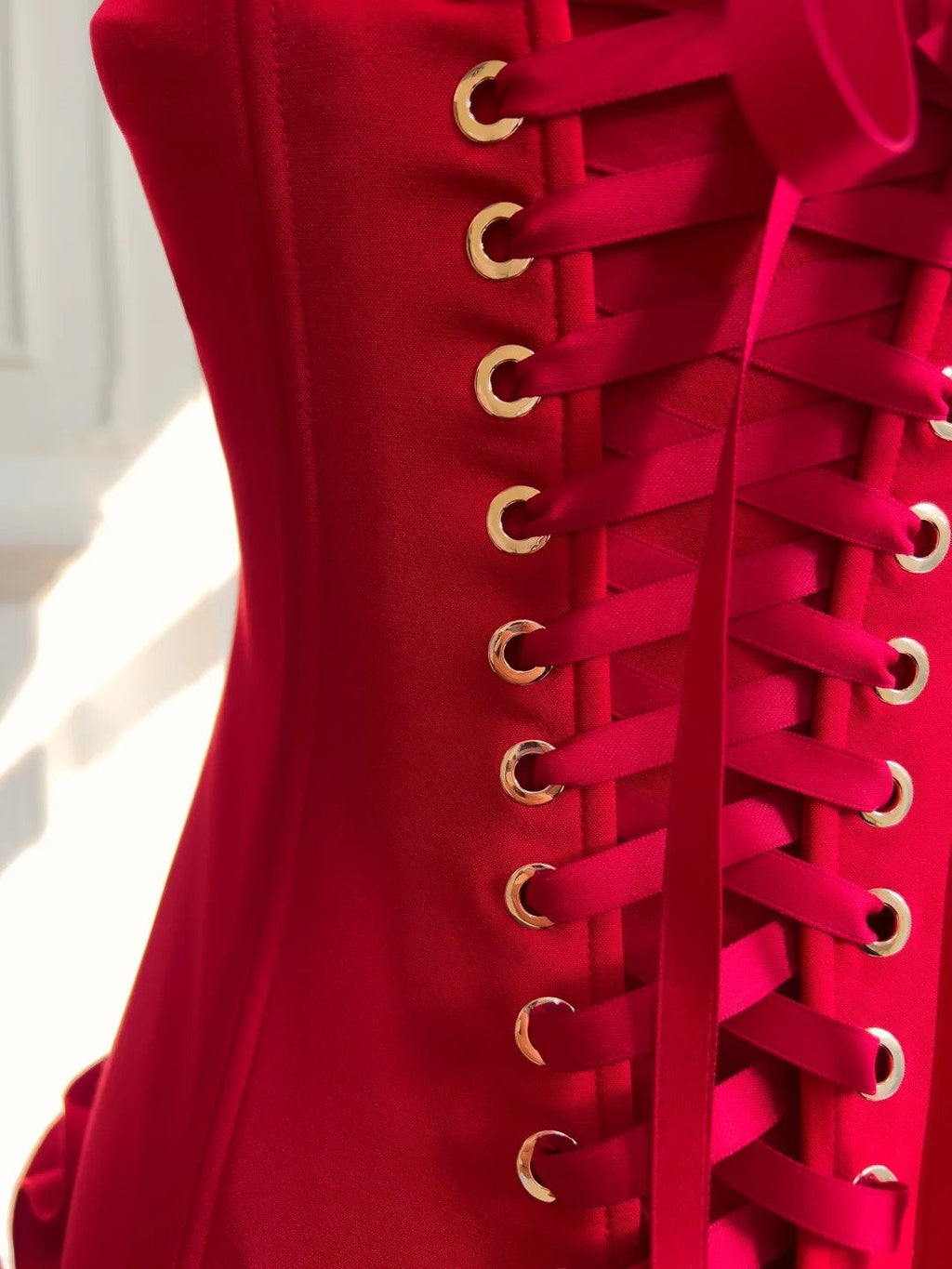 Alluring Strapless Homecoming Dress Red Ruffles Birthday Dress A-Line Mini Dress GG5874