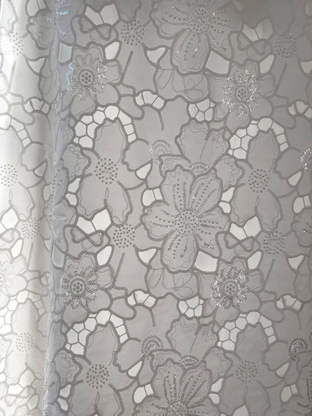 Glittering A-Line White Prom Dress Long Sleeve Sequins Evening Dress GG5888