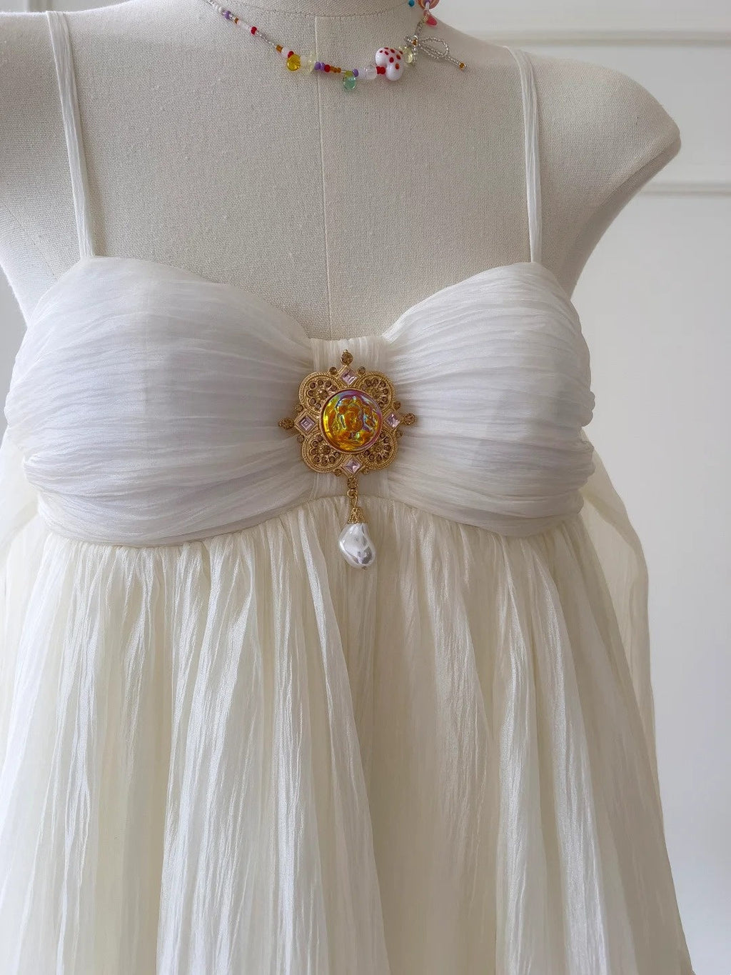 Ethereal White Homecoming Dress Spaghetti Straps Birthday Dress A-Line Mini Dress GG5908