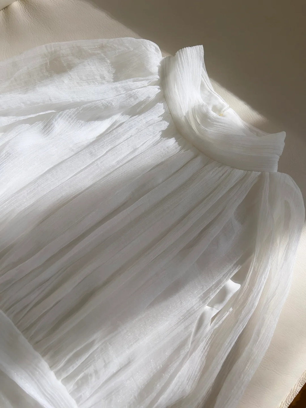 Amazing Halter Neck White Prom Dress Tulle A-Line Evening Dress GG5913