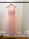 Adorable Pink Homecoming Dress Beads Appliques Birthday Dress GG5922